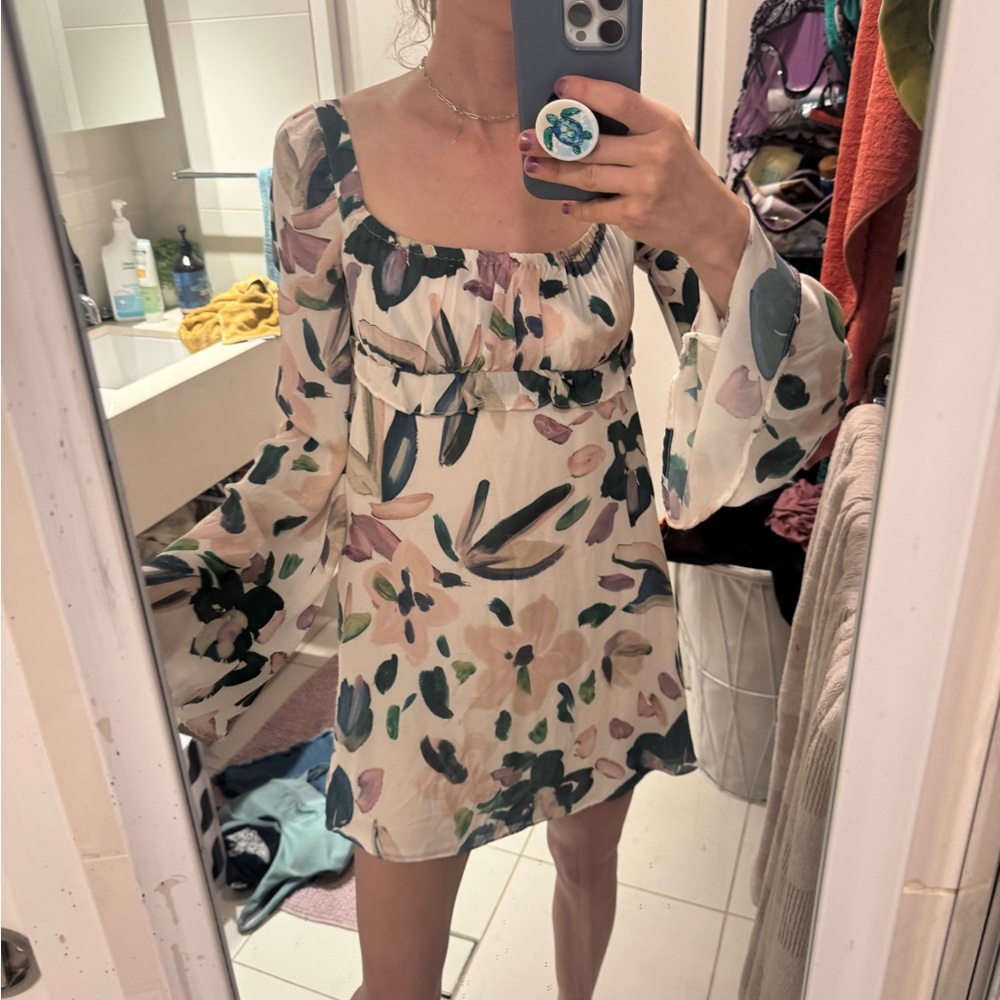 Stone Cold Fox Silk Mini Dress